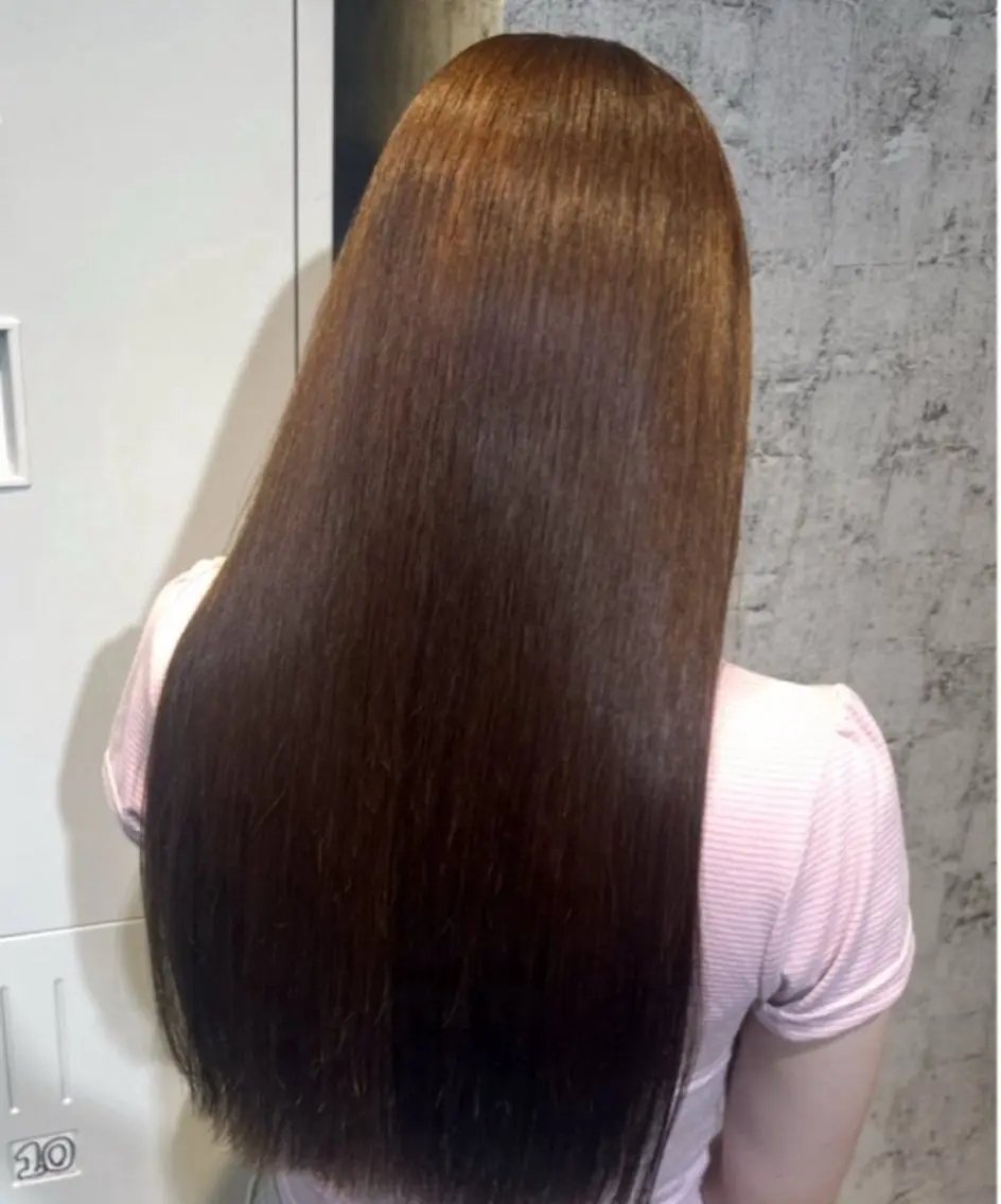 ミディアム カラー ヘアカラー ✨髪質改善カラー✨ ななみのヘアスタイル