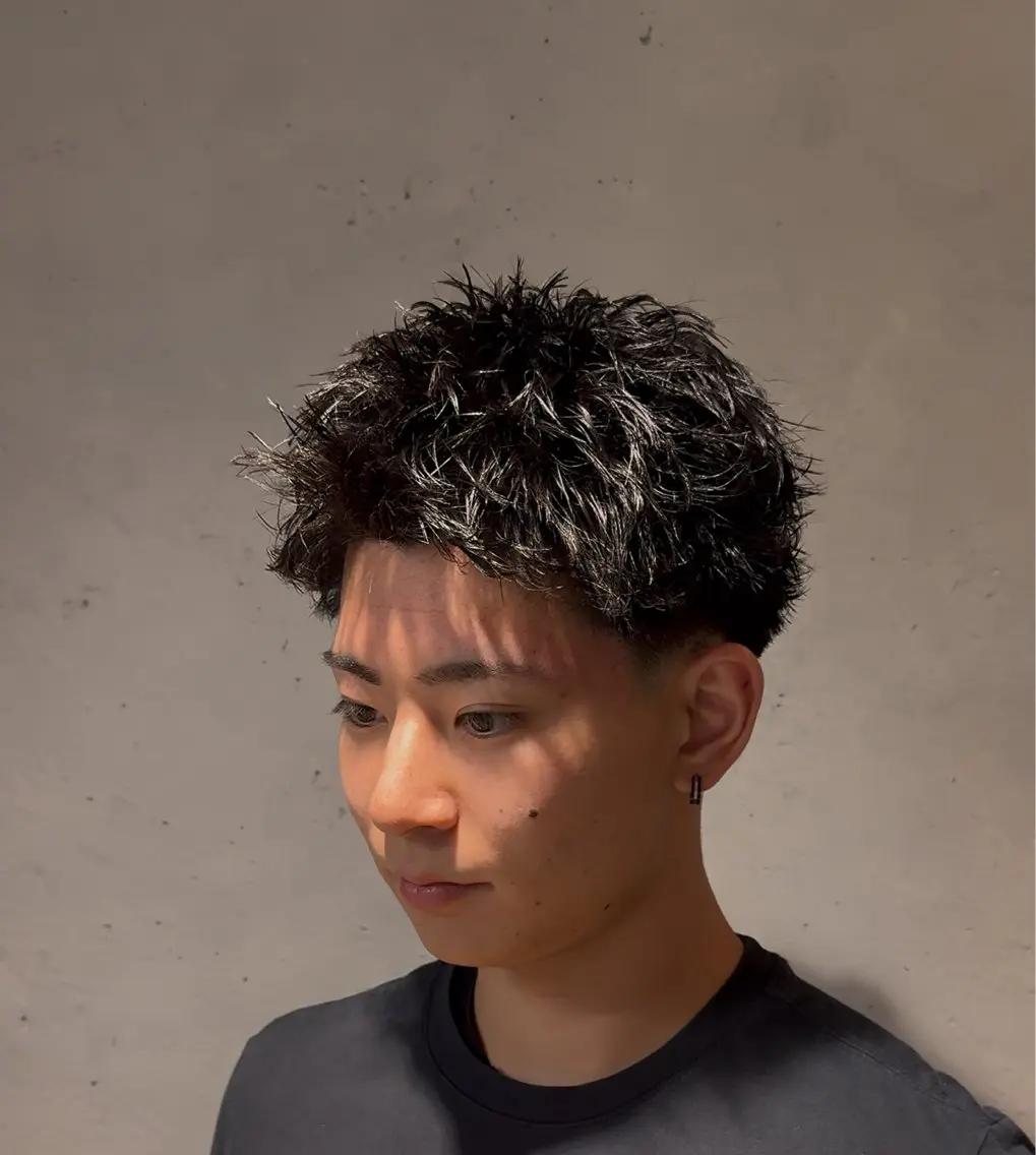 パーマ メンズ 岡田/メンズ特化/パ ーマ&ショートのプロのヘアスタイル