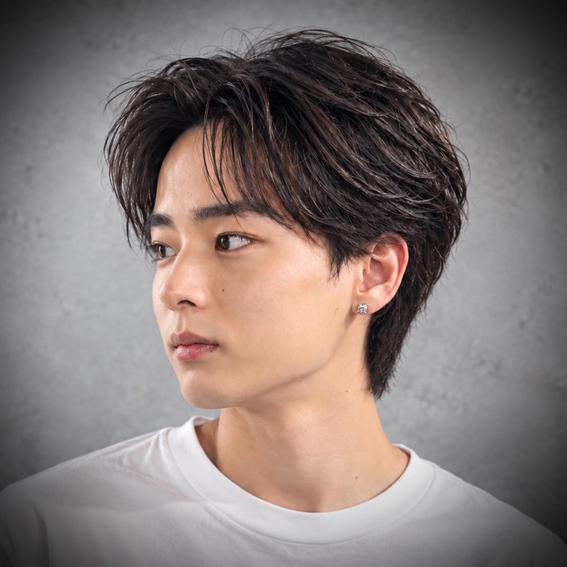 ショート パーマ メンズ カット パーマ ヘアセット スパイキーショート 心斎橋【戸兵吏駒】のヘアスタイル