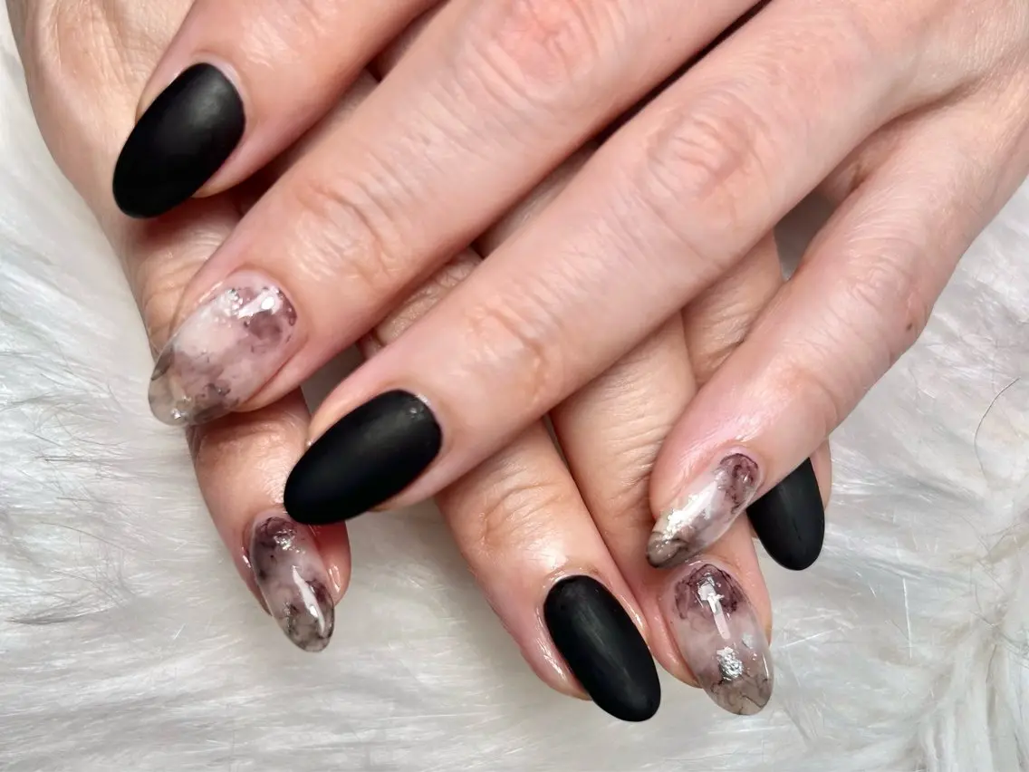 ネイル ジェルネイル 持ち込み ワンカラーネイル スカルプネイル xinh nailsのネイルデザイン