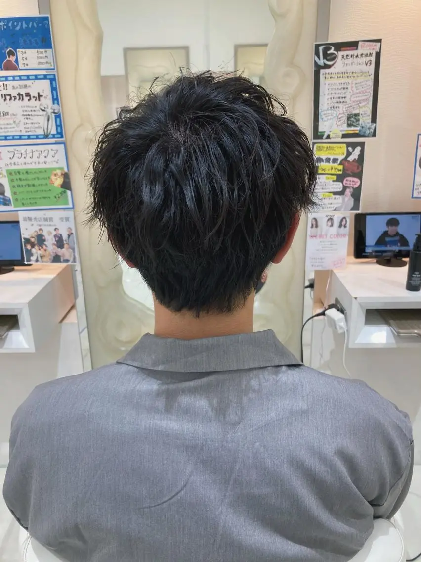【🍀平日限定🍀】頭皮からスッキリ✨メンズカット➕バブルシャンプーの写真