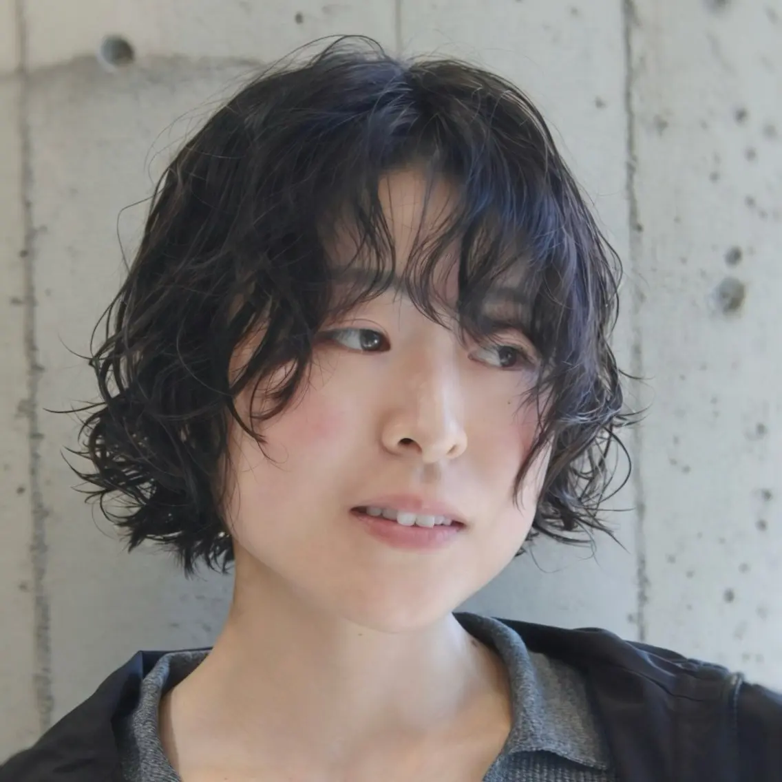 ショート カラー パーマ カット パーマ デジタルパーマ🌀レ イヤー🍃かんたまるのヘアスタイル
