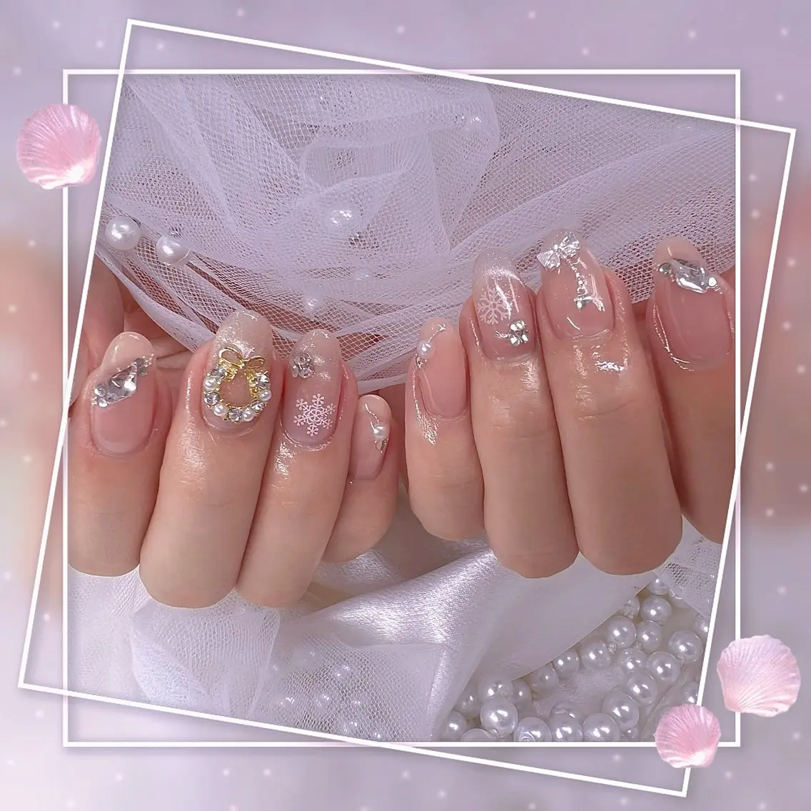 ネイル チークネイル ガーリー グラデーション マグネットネイル ピンク ハンドネイル ハンドケア Chill Nailsalonのネイルデザイン
