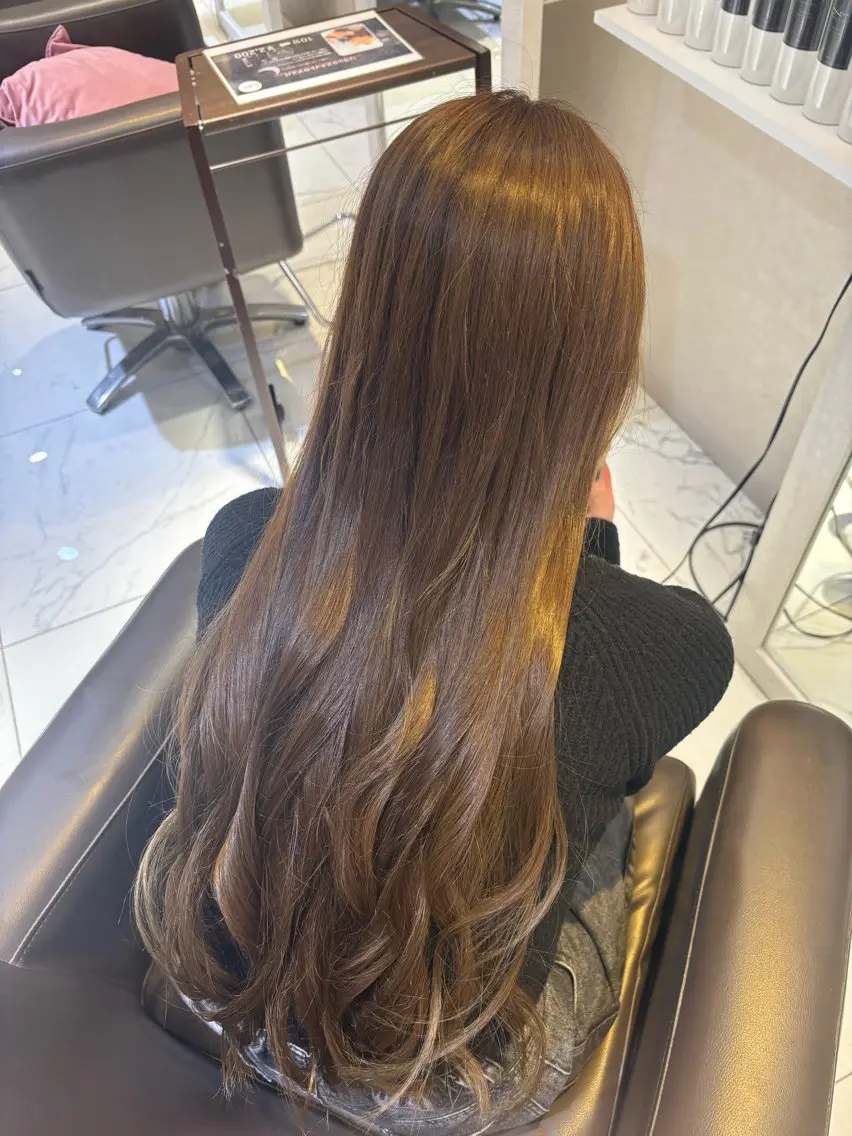 ロング カラー ヘアカラー Lee四ツ橋 maayaのヘアスタイル