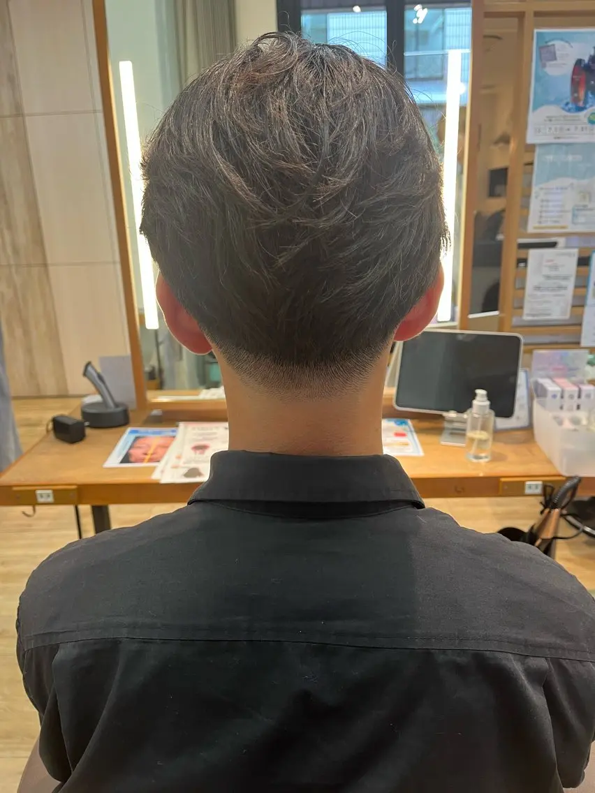メンズ フェードカット ワタナベ カンタのヘアスタイル