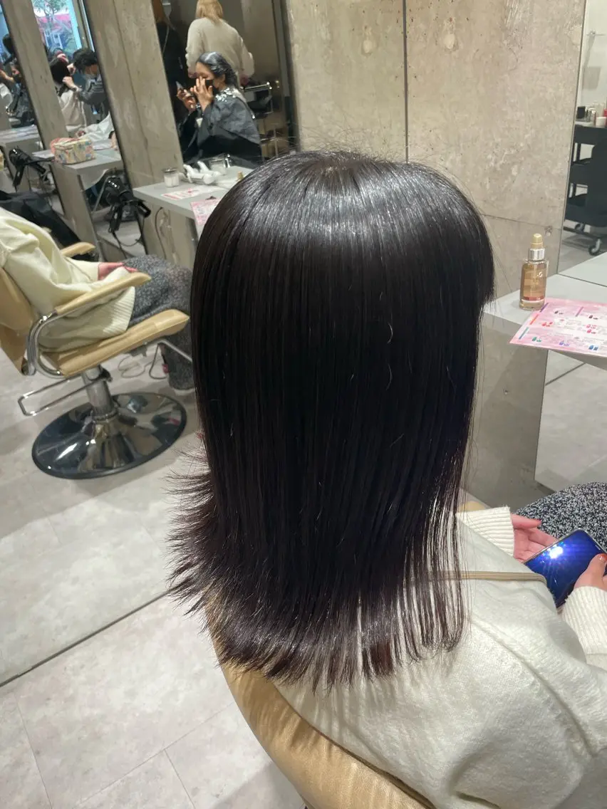 ミディアム 無料ショートモデル 募集中❗️秋山ひらいのヘアスタイル