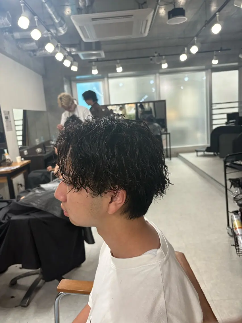 パーマ メンズ 下北沢メンズパーマ 特化園田　楓莉のヘアスタイル