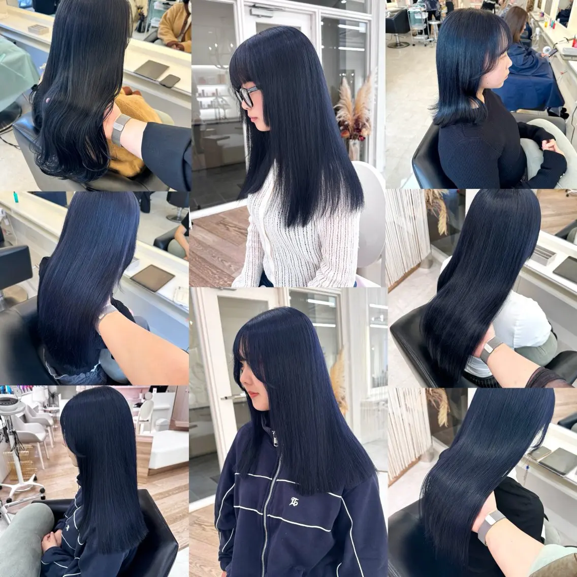 ロング カラー カット ヘアカラー ♡ParveMix NANO♡のヘアスタイル