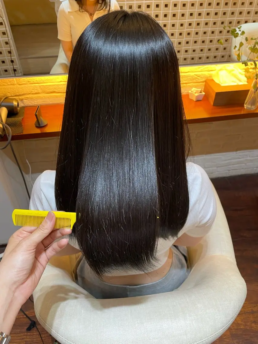 ロング 髪質改善 トリートメント トリートメント CoCooN 店長 さのえみのヘアスタイル