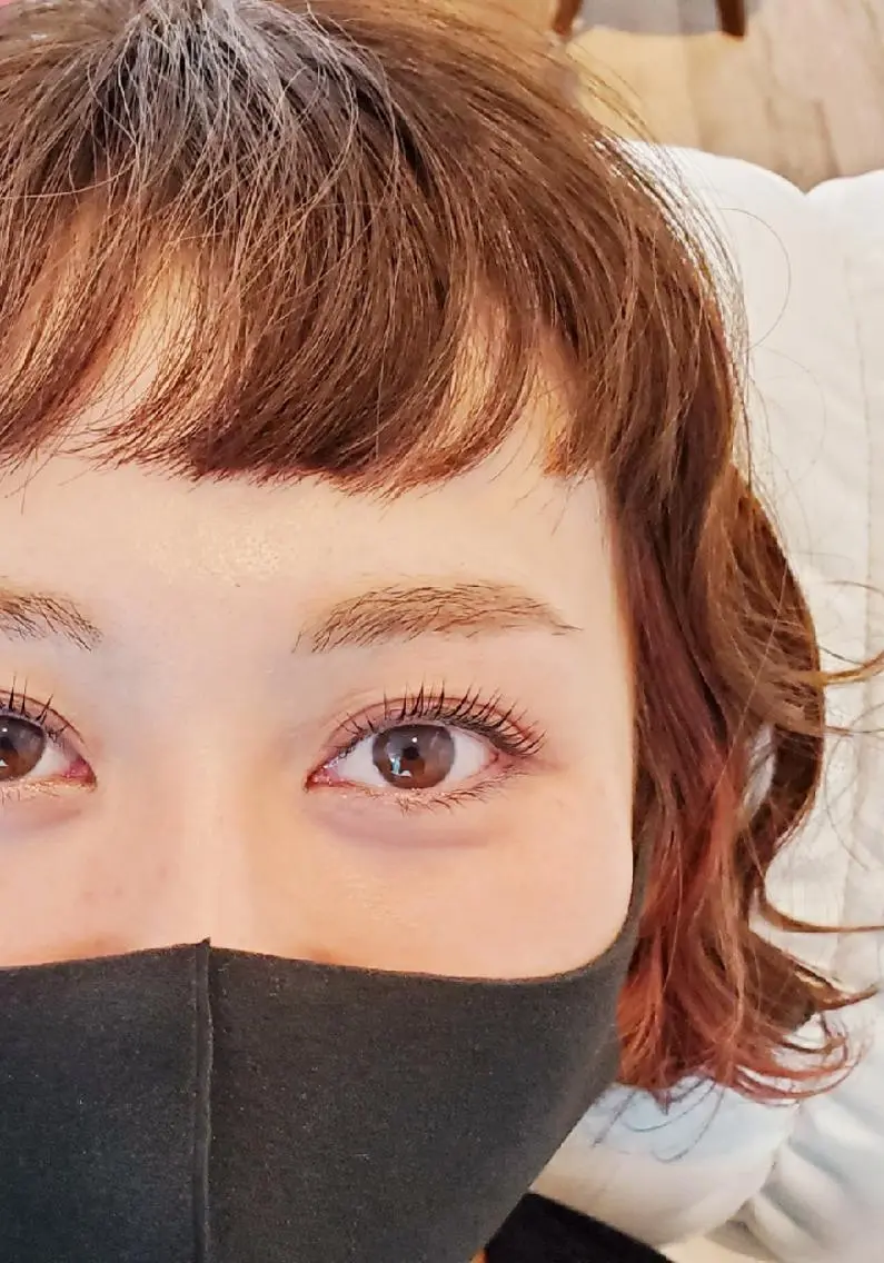 パリジェンヌラッシュリフト　上まつ毛のみの写真
