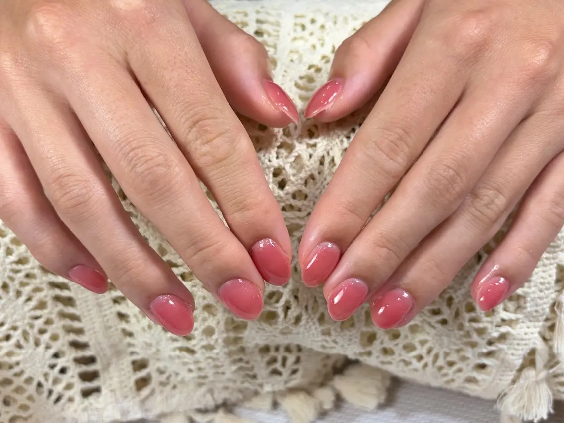 ネイル 甘 皚萱のネイルデザイン