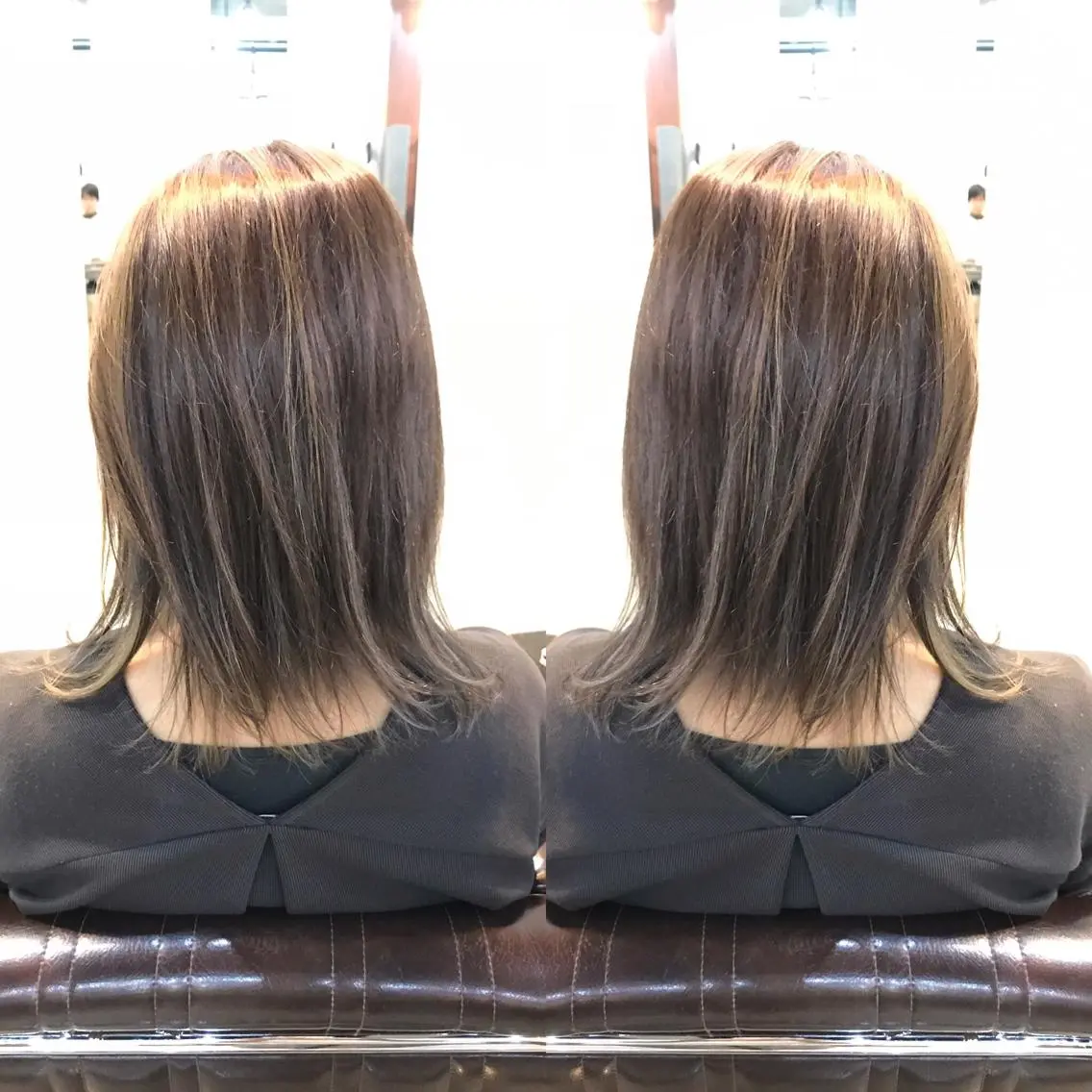 カラー ハイライトカラー インナーカラー ヘアカラー ヘッドスパ 正分 真美のヘアスタイル