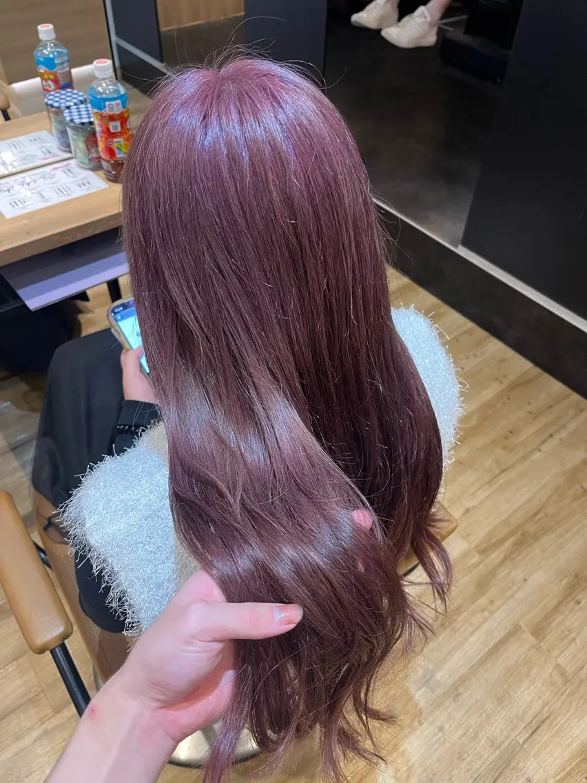 ロング カラー ピンクカラー ヘアカラー 💖トレンド春夏 カラー💖FUTAのヘアスタイル