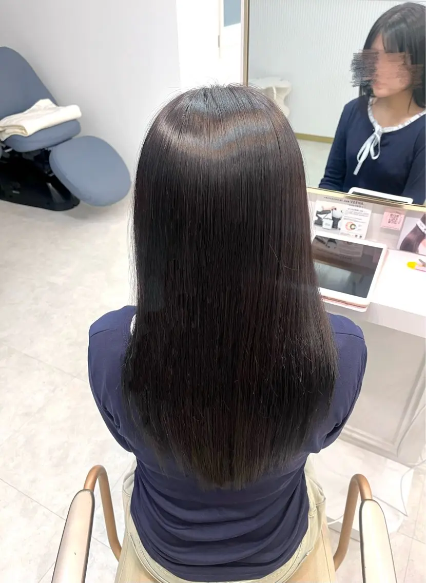 セミロング トリートメント lemiie suzunaのヘアスタイル