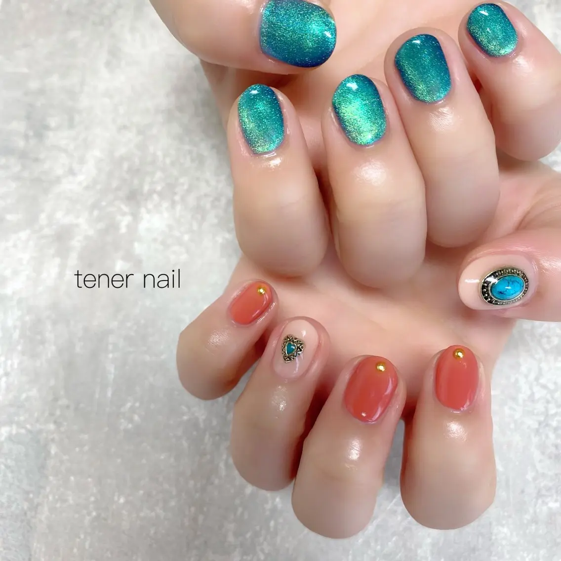 ネイル マグネットネイル テネルネイル tener nailのネイルデザイン