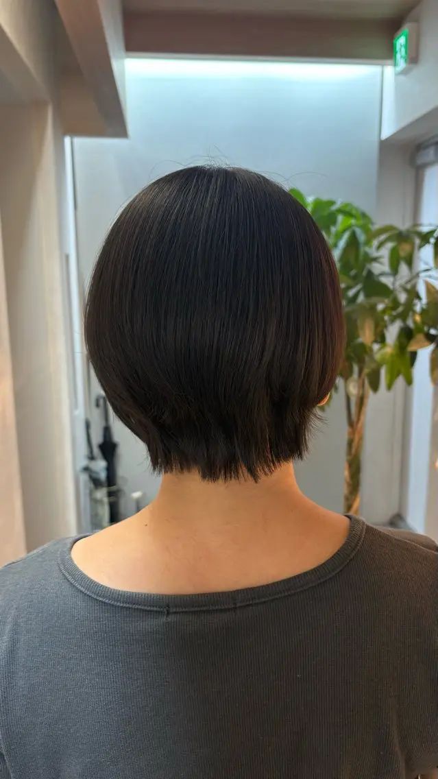 ショート くびれヘア ショートヘア カット 茉 菜のヘアスタイル