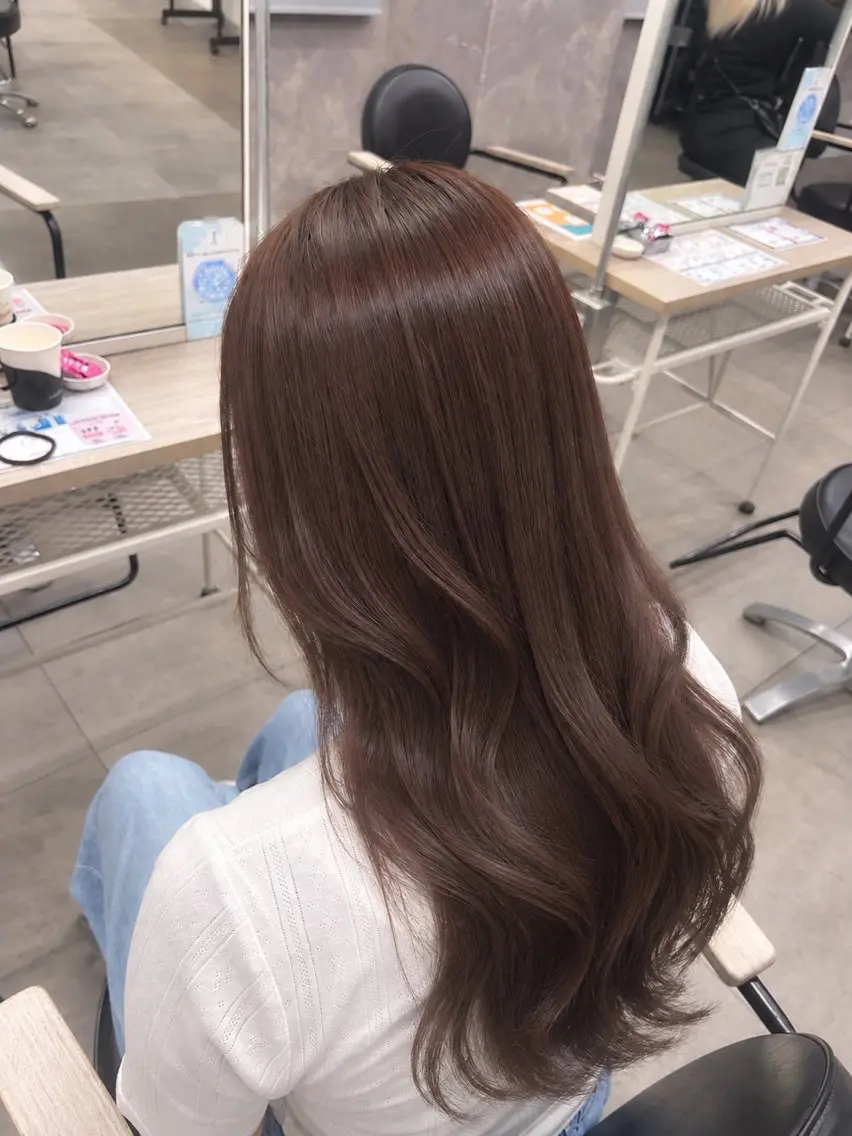 ロング カラー カット ヘアカラー トリートメント 🪞髪質改善カラー 🪞ちひろのヘアスタイル
