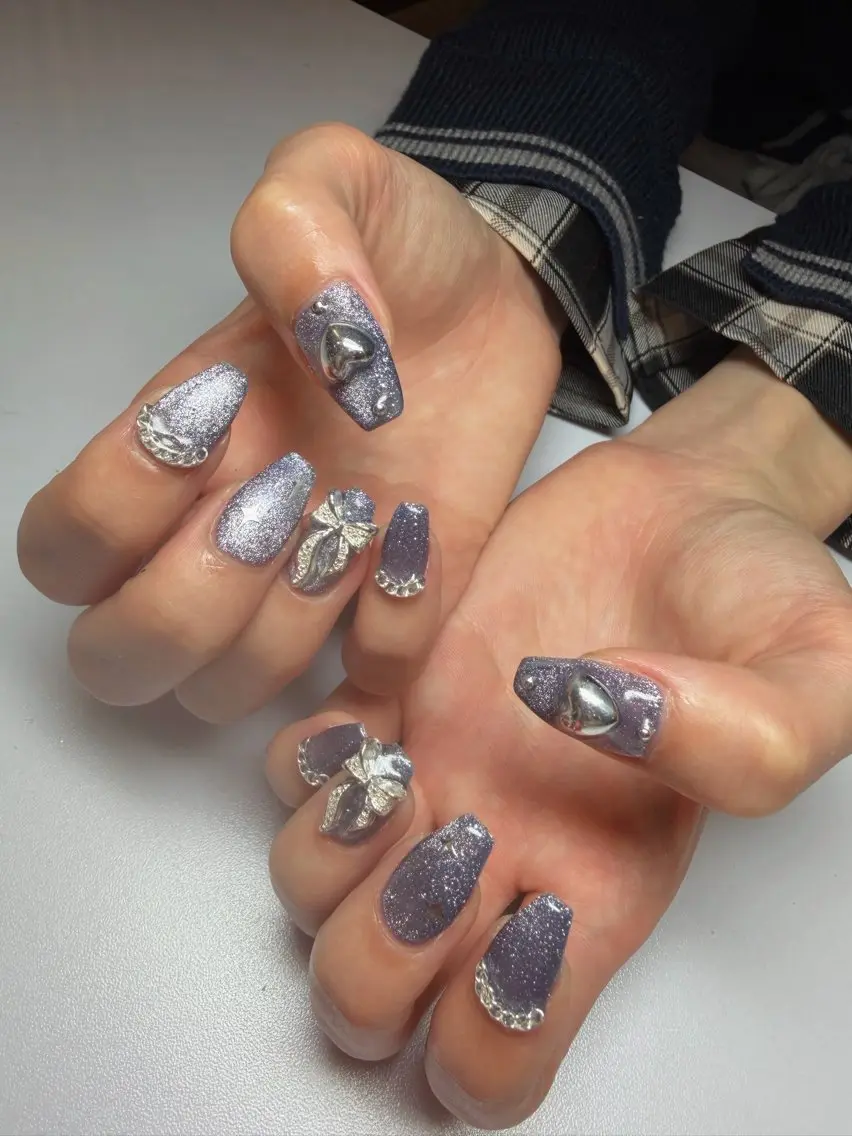 ネイル リボン nailme!/松下 侑未のネイルデザイン