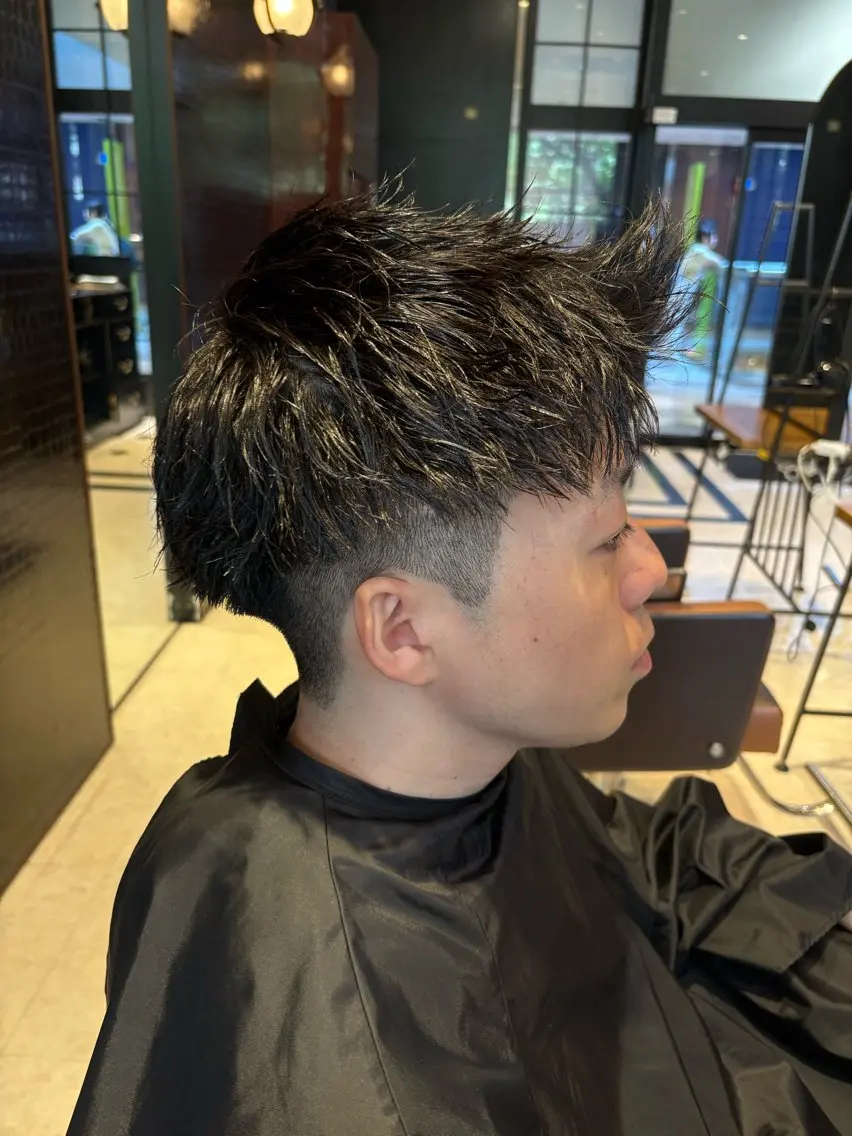 ショート パーマ メンズ カット パーマ 清水 men'sパーマ特化のヘアスタイル