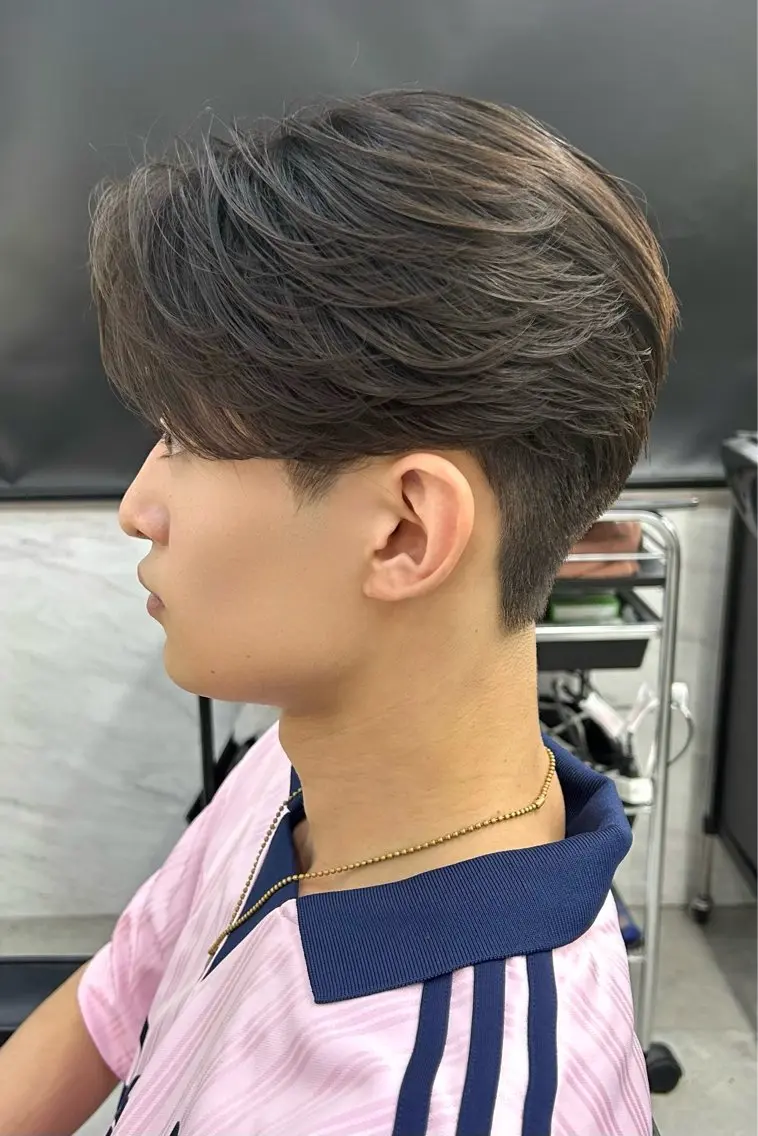 ショート パーマ メンズ カット 縮毛矯正 メンズスタイリスト 前田雄輝のヘアスタイル