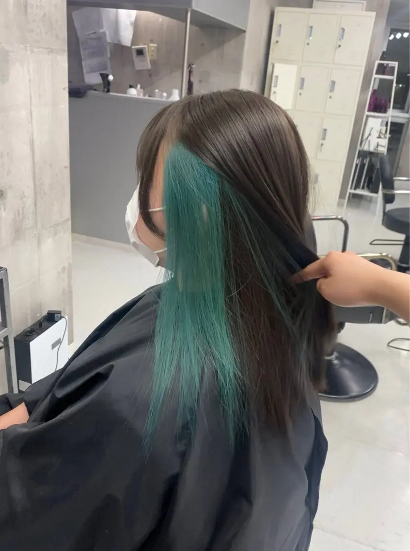 ロング カラー ヘアアレンジ ヘアカラー 🌈【🎀ヘアデザイ ナー🎀】✨ノン✨のヘアスタイル