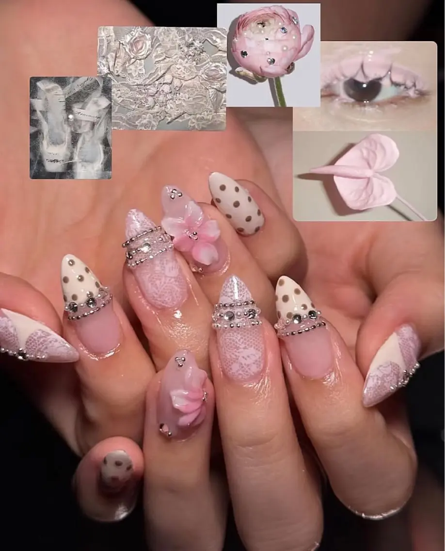 ネイル キラキラネイル 韓国ネイル ロングネイル シンプルネイル ワンホンネイル ハンドネイル Rina Nail.Novaのネイルデザイン