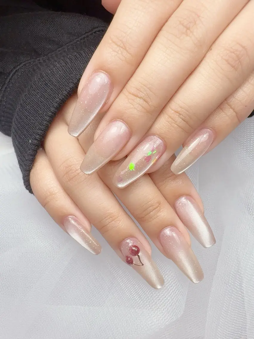 ネイル 長さ出し フラッシュネイル フレンチネイル ジェルネイル 韓国ネイル ハンドネイル 愛 nailsalonのネイルデザイン