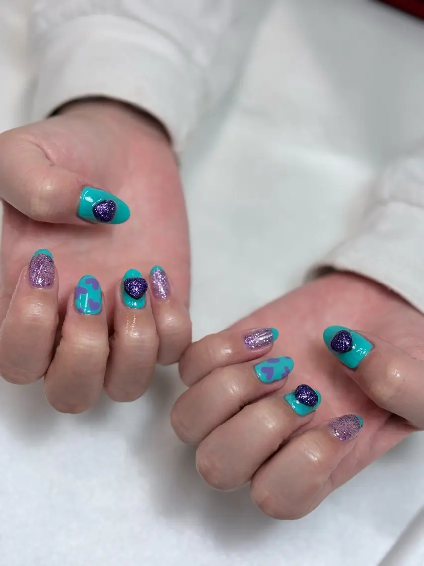 ネイル ハンドネイル FlyingSeep 🫧Kaho🍒💟のネイルデザイン