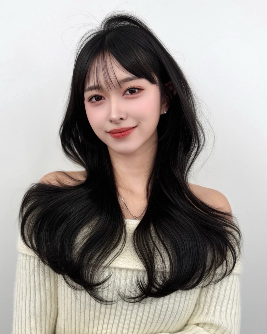 セミロング カット ヘアカラー トリートメント ヘッドスパ ヘアセット 前髪顔まわりカット 🌈中村海聖のヘアスタイル