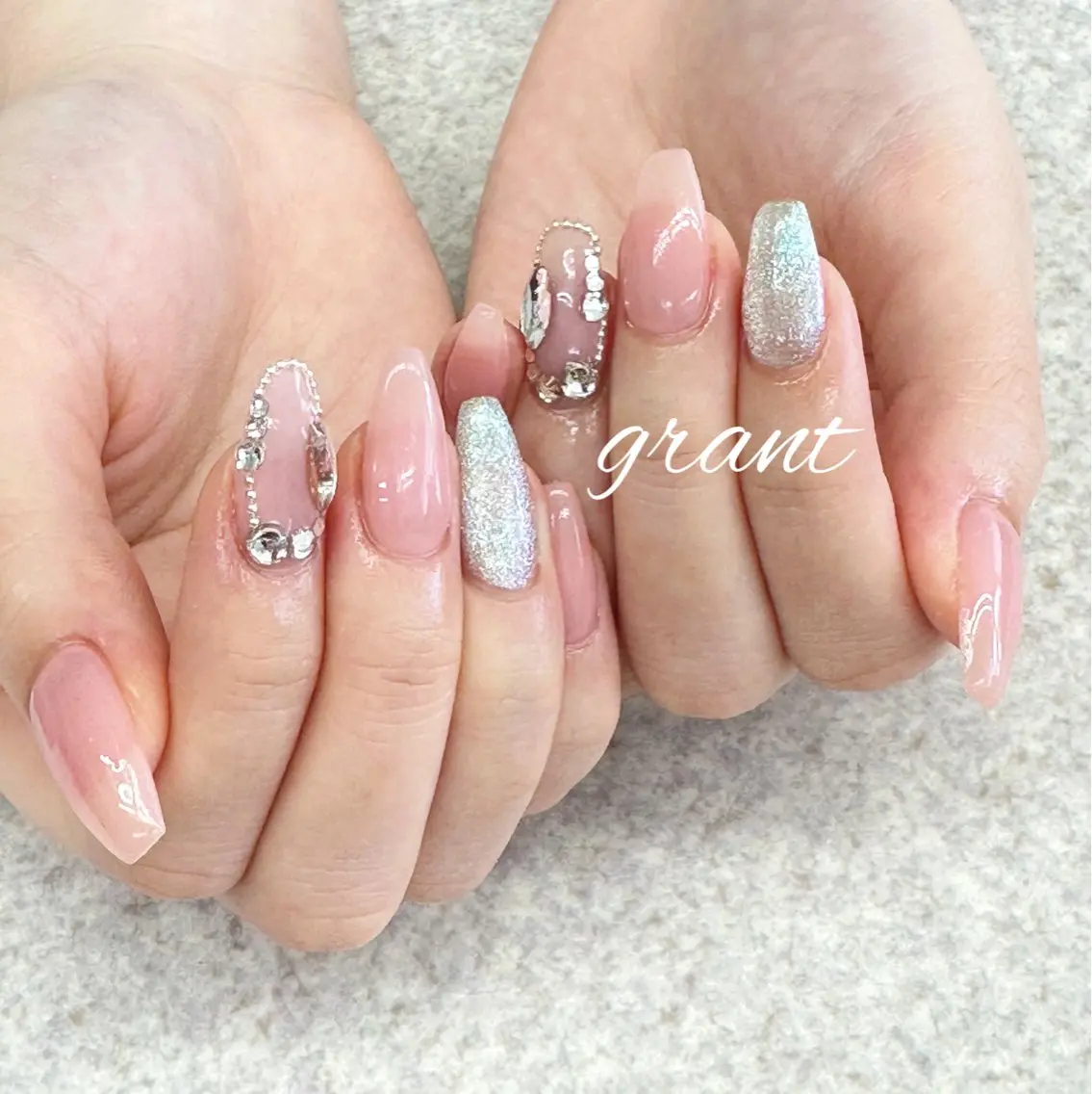 ネイル シンプルネイル ハンドネイル nailsalon grantのネイルデザイン