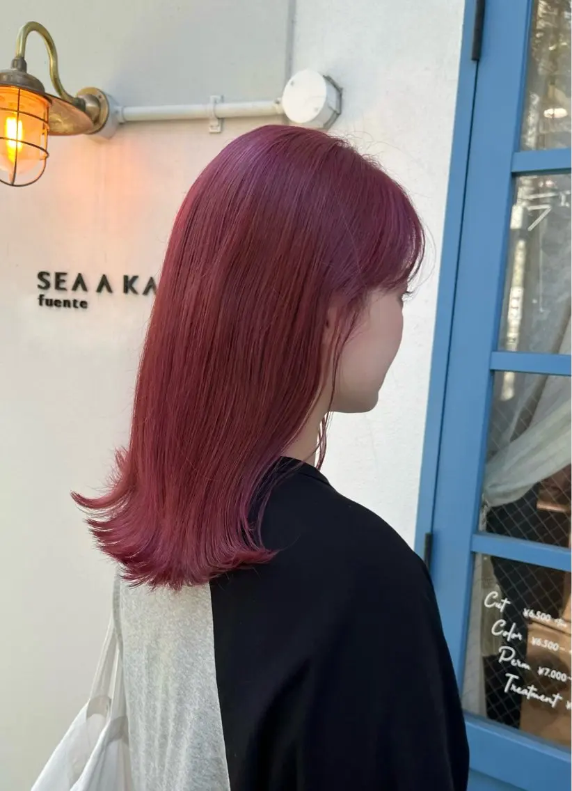 ロング カラー ヘアカラー 中川 もえか【明石】のヘアスタイル