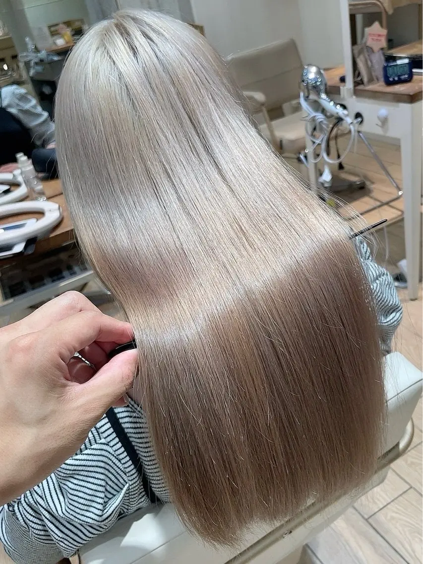 ロング カラー 佐原 海大のヘアスタイル