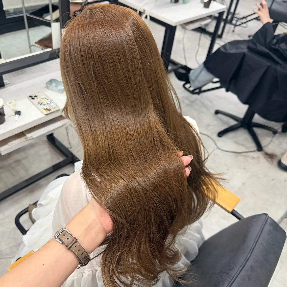 ロング カット ヘアカラー トリートメント 縮毛矯正\髪質改善 🫧拓都のヘアスタイル