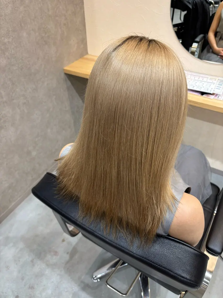 セミロング トリートメント ✨髪質改善 艶髪トリートメント✨のヘアスタイル