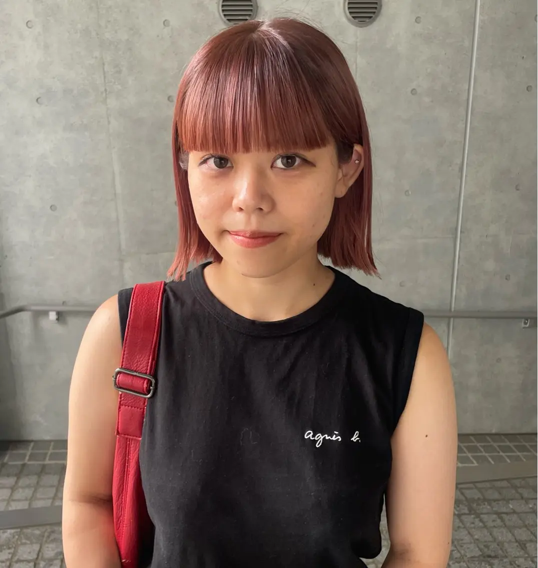 ミディアム カラー 🌈メンズパーマ🌈 メンズカットアリサのヘアスタイル