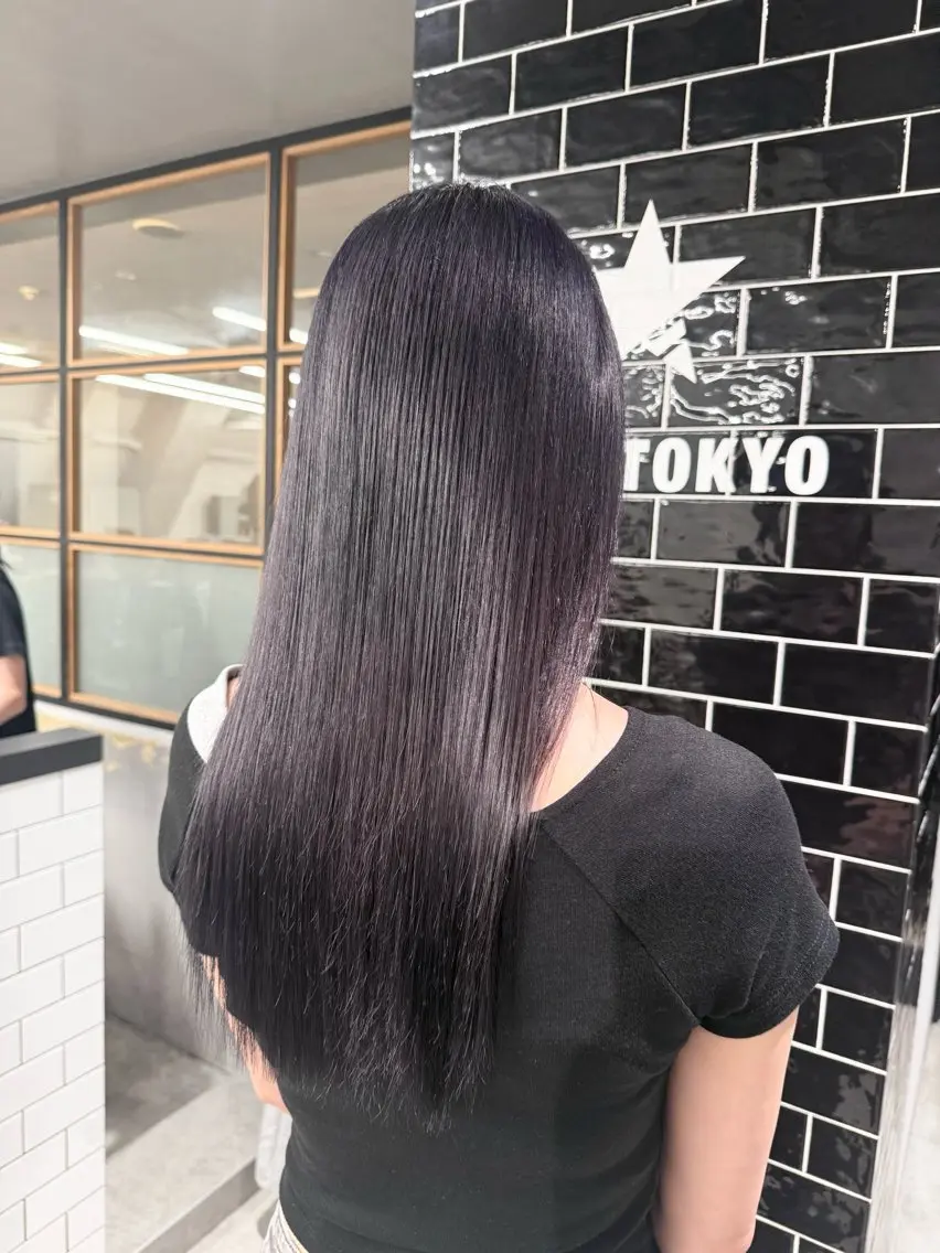 セミロング カラー シールエクステ ベージュカラー ブリーチ ケアブリーチ 透明感カラー トリートメント 渋谷髪質改善/縮毛 矯正/かすが🪽🫧のヘアスタイル