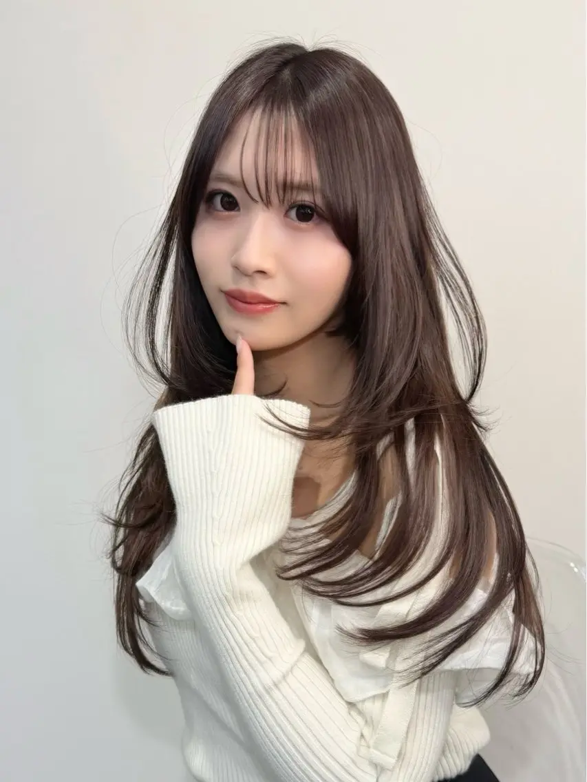 セミロング カラー カット ヘアカラー トリートメント 🦋韓国系指名No1 店長/圓山 祐也🦋のヘアスタイル