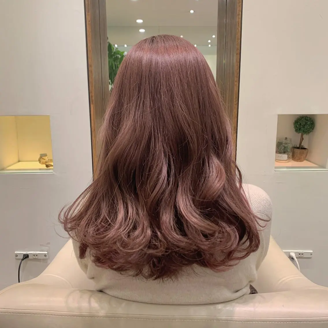 ロング カラー 【完全個室】髪質改善 暖色カラー/山崎唯奈のヘアスタイル