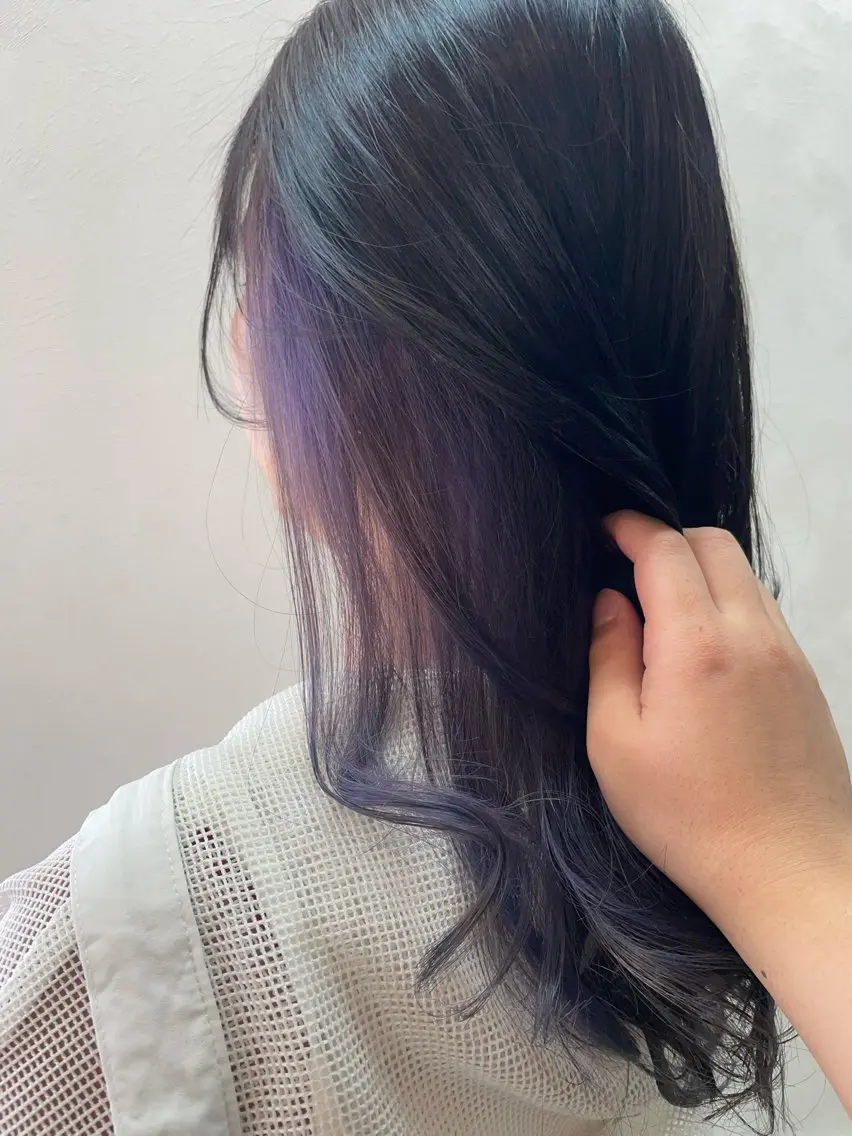 カット+インナーブリーチ+ダメージケアフルカラー💁✂の写真