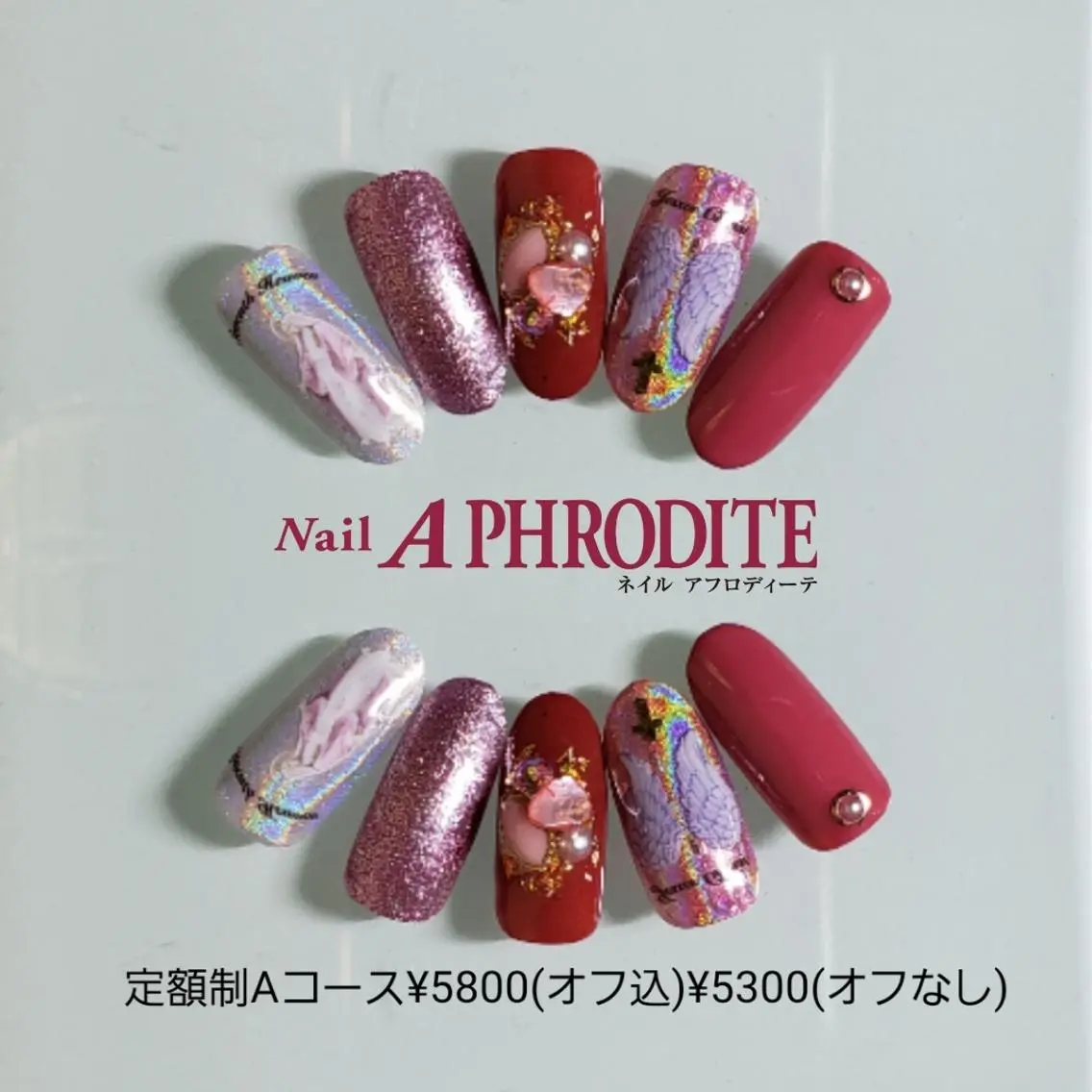 ネイル 持ち込み ハンドネイル Nail  Aphroditeのネイルデザイン