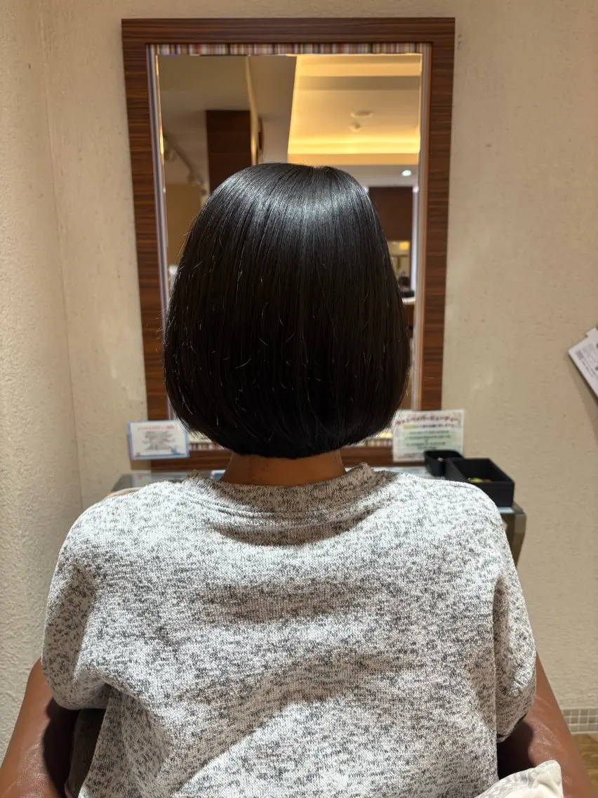 ショート ボブ メンズカットモデル 落合 悠夏✄﻿のヘアスタイル