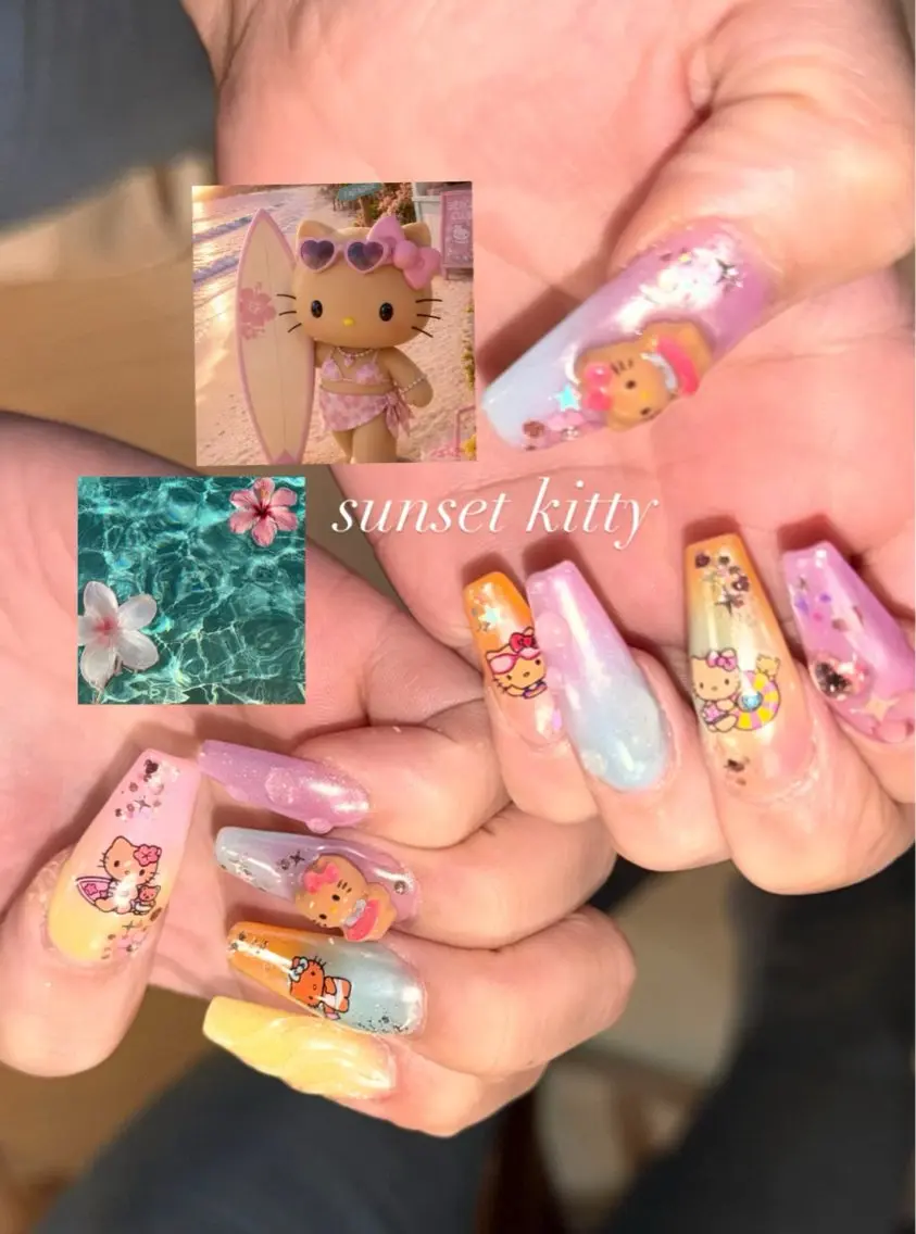 キッズ ネイル LaLa Peach 崎原のネイルデザイン