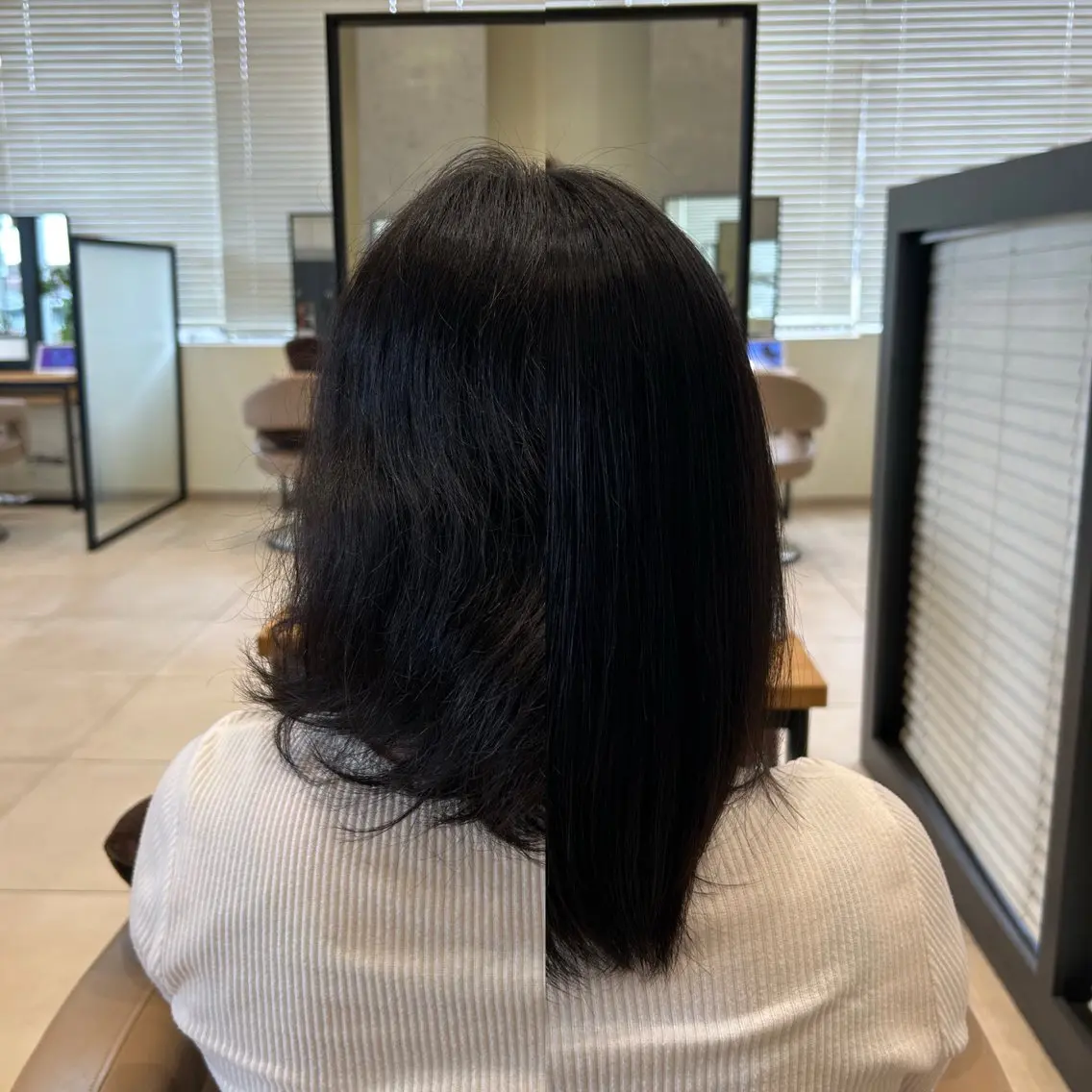 ミディアム 朝らくヘア×髪質改善 /ママ美容師 アヤノのヘアスタイル