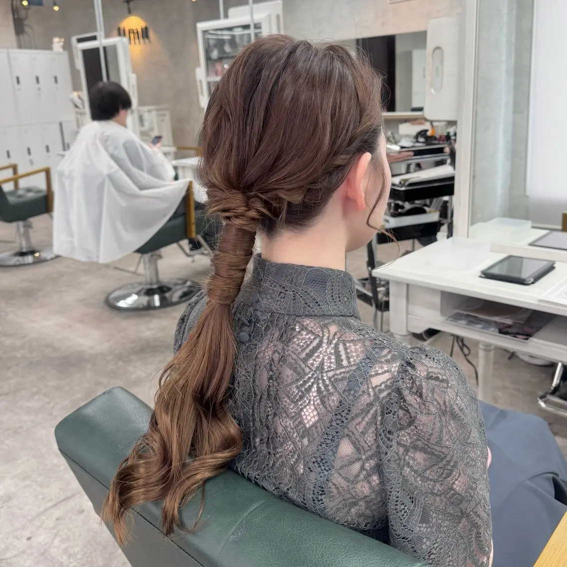 ロング ヘアアレンジ JUNSHIN🦋 ヘアセット／カラーのヘアスタイル
