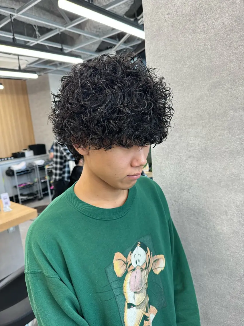 メンズ カット パーマ ヘアセット メンズ特化 🌟YURA🌟のヘアスタイル