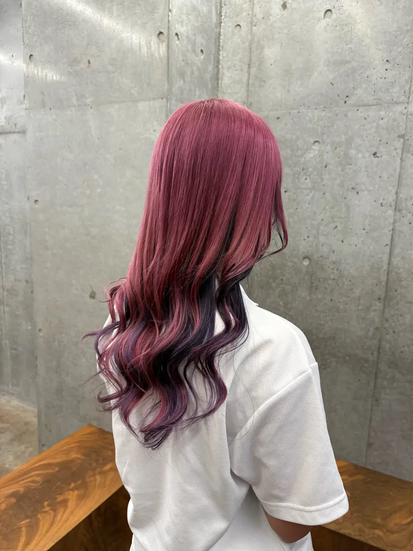 カラー 🍀デザインカラー わか🍀のヘアスタイル