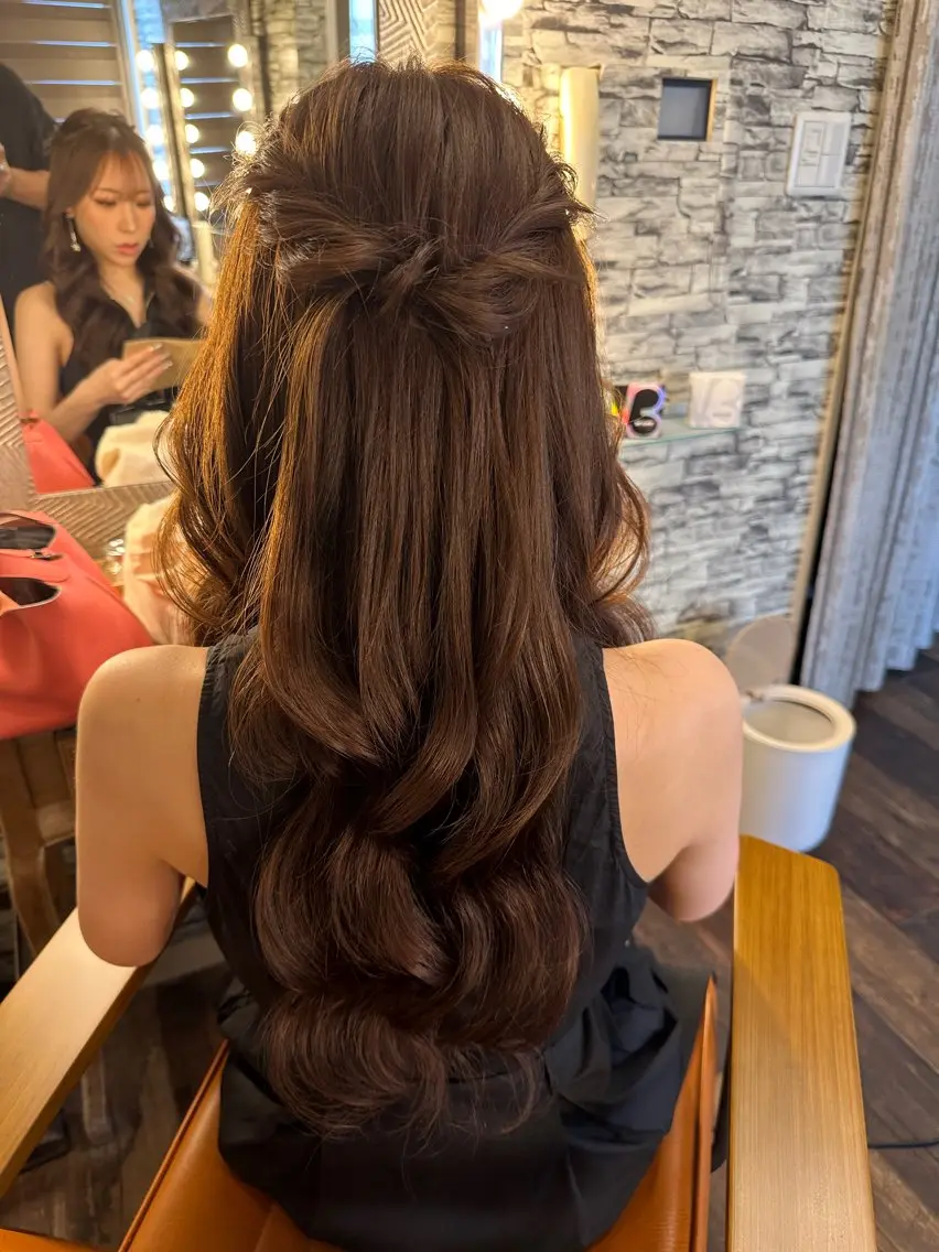 ロング ヘアアレンジ hair make Lucciのヘアスタイル