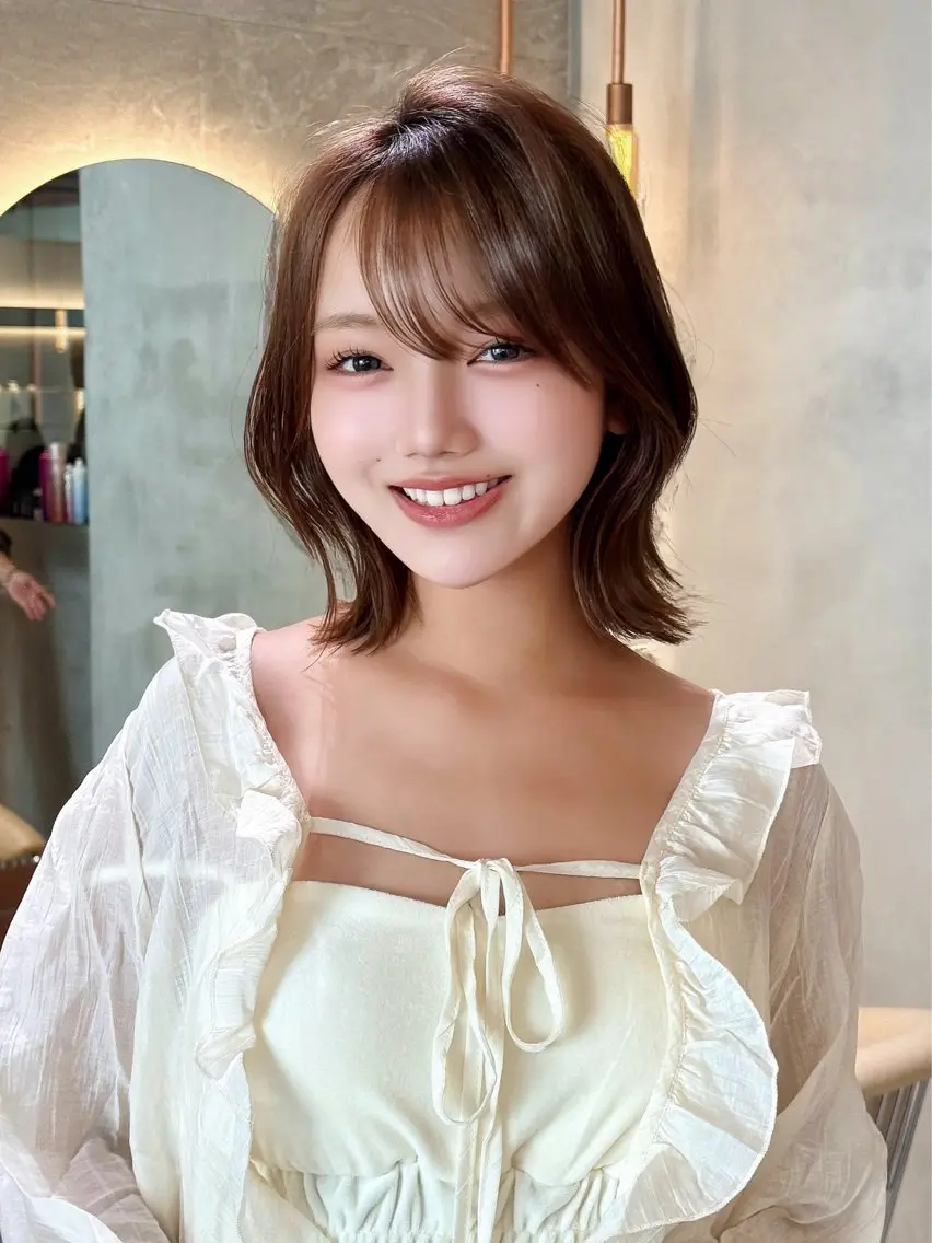 ショート カット ヘアカラー トリートメント 池袋/似合わせ/縮毛 髪質改善【ugen】のヘアスタイル