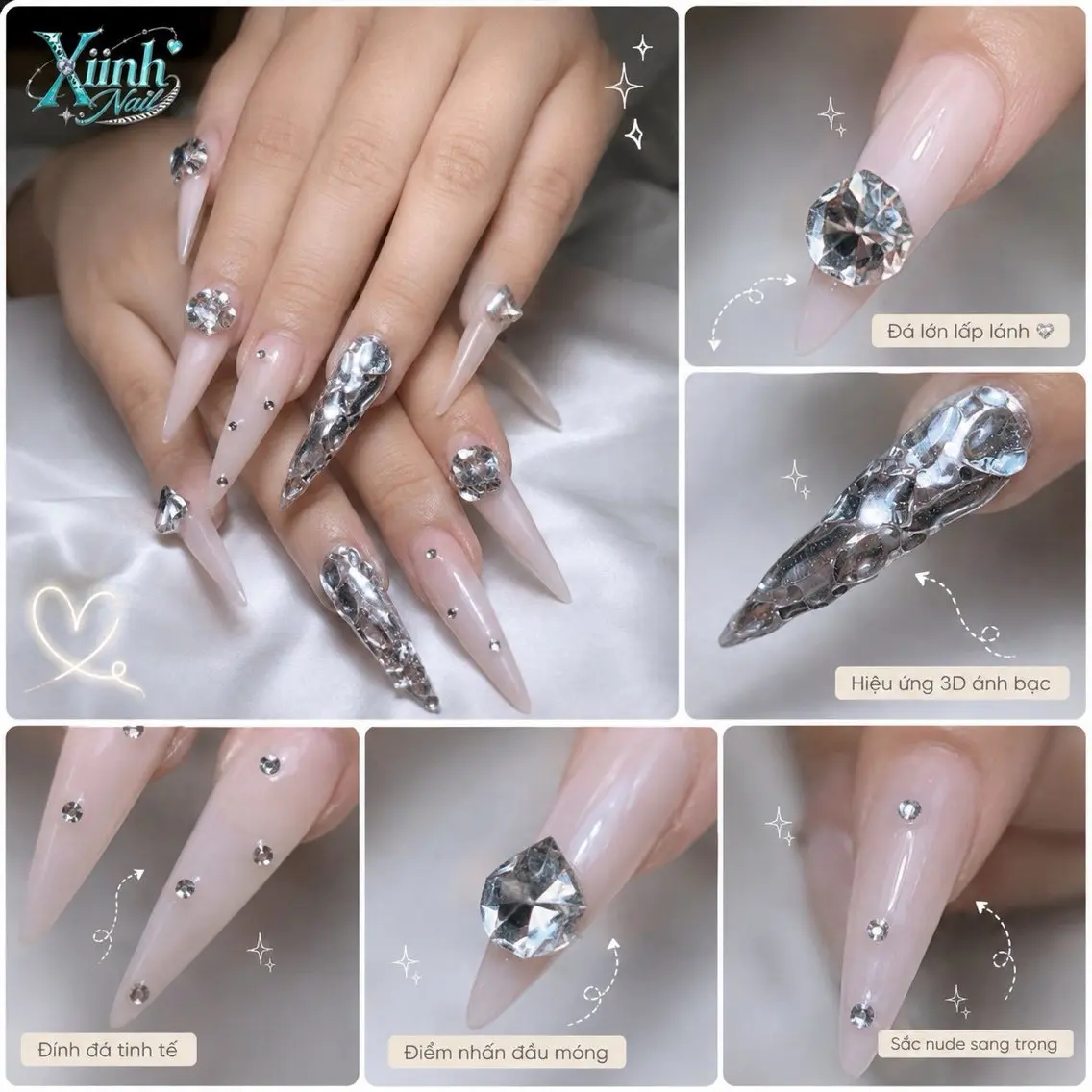 ネイル チークネイル 桜ネイル 長さ出し フラワーネイル フットネイル ハンドネイル XIINH NAIL SALONのネイルデザイン