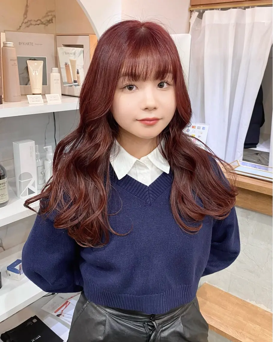 ロング カラー エクステモデル募集 💗大阪梅田/川上のヘアスタイル